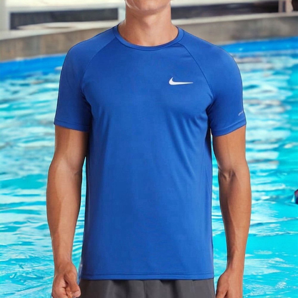 Nike Swim Dri Fit UPF 40+ Shirt Size M